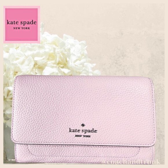 NWT KATE SPADE Harlow Detachable Strap Carnation Pink - Picture 1 of 13